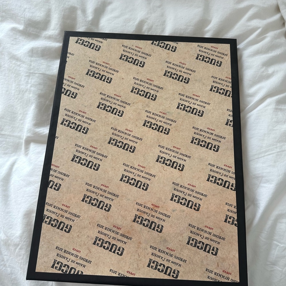 Floral and logo Gucci scarf